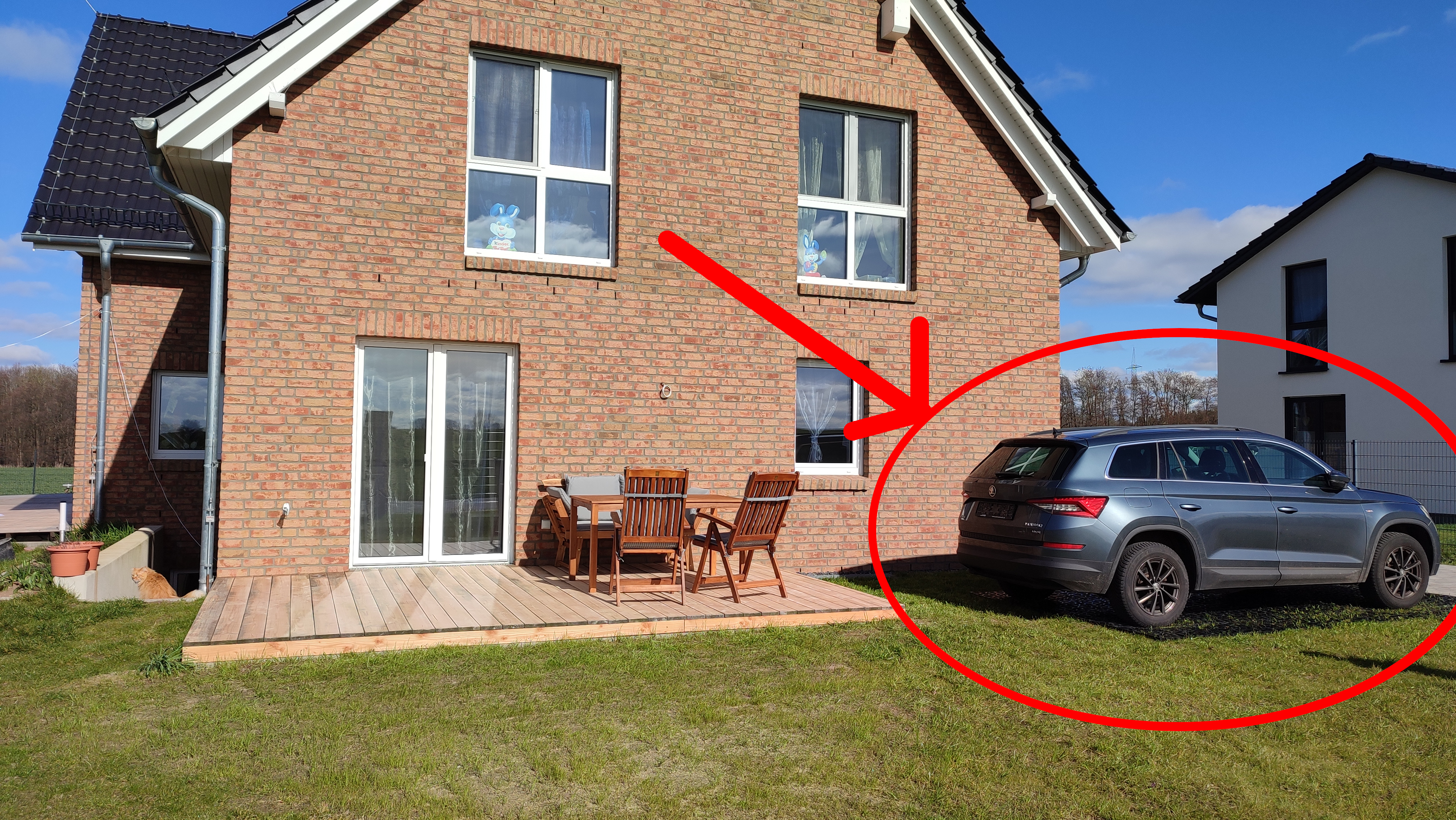 Parkplatz Leuchtturmliebe
